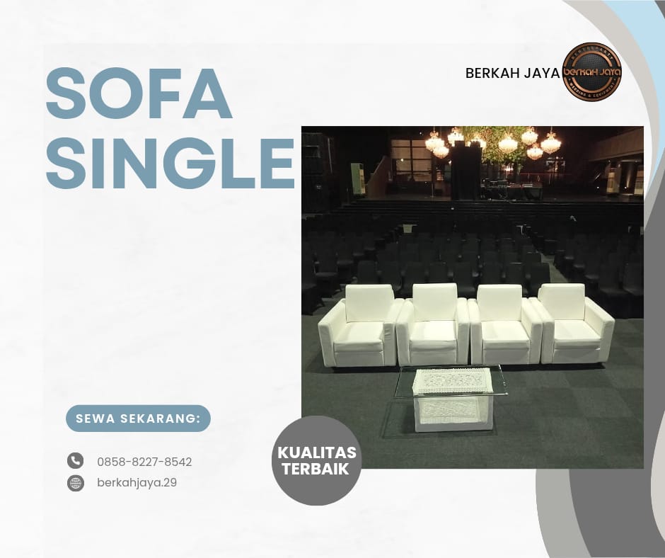 Sewa Sofa Kotak Warna Putih Area Jakarta Selatan