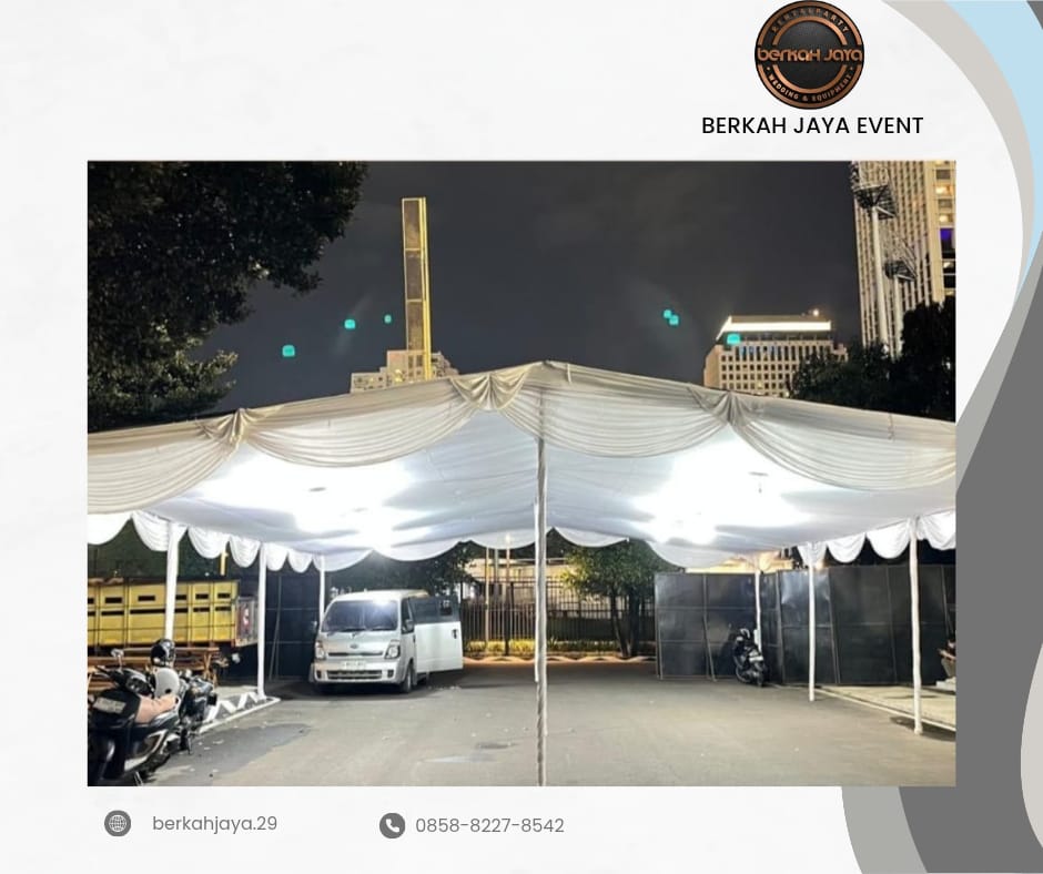 Sewa Tenda Plafon Putih Poni Putih Jakarta Selatan