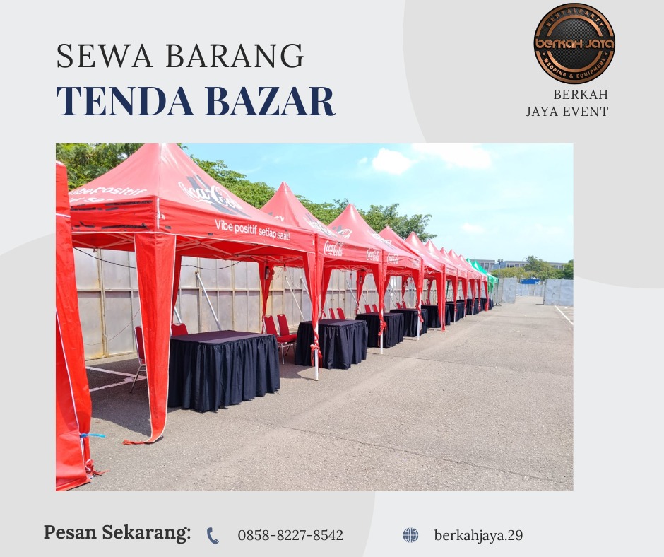 Sewa Tenda Bazar Murah Berkualitas Jakarta Selatan