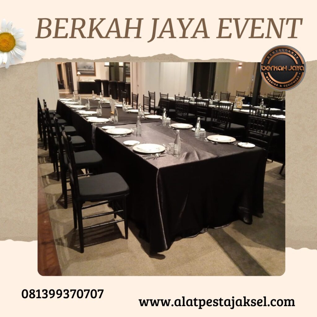Jasa Sewa Kursi Tiffany Berkualitas Area Jakarta Selatan