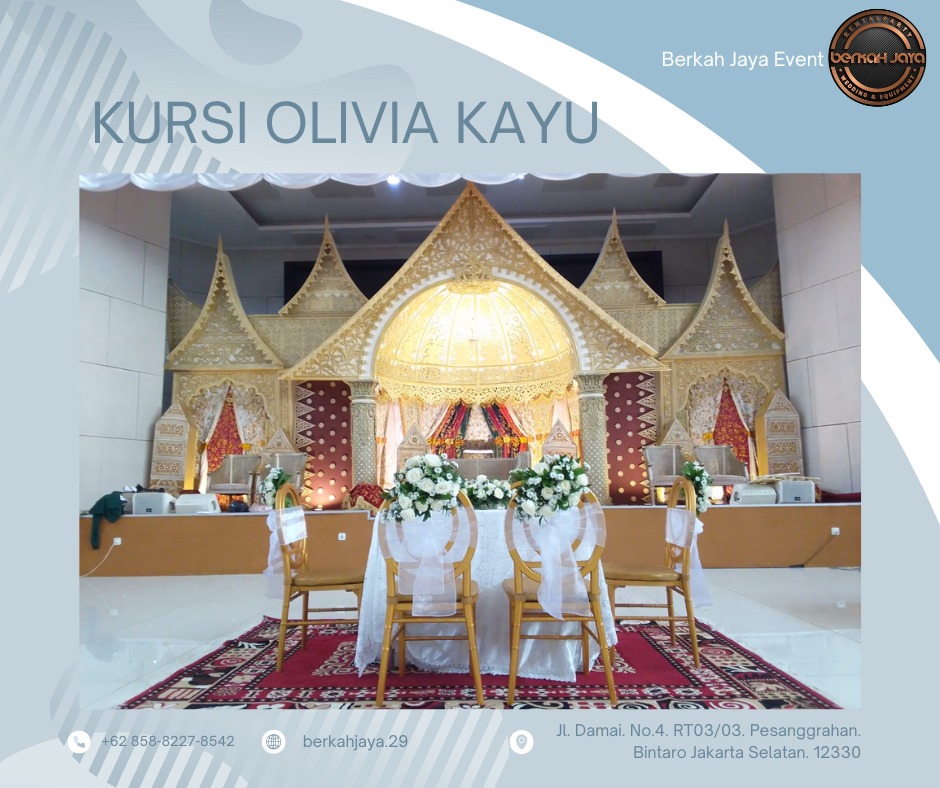 Disewakan Kursi Olivia Daerah Jakarta Selatan