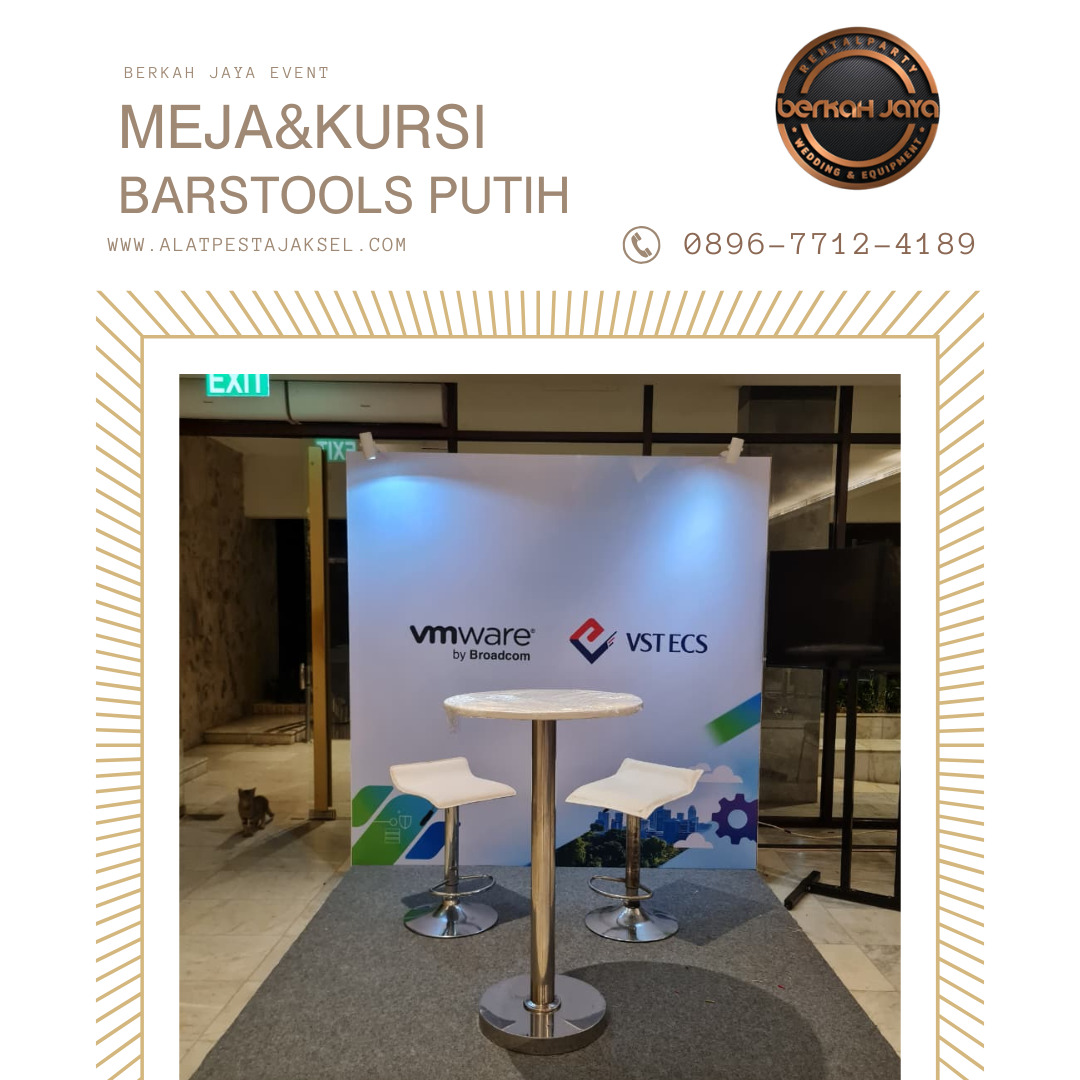 Jasa Sewa Meja Barstool Berkualitas Area Jakarta Selatan