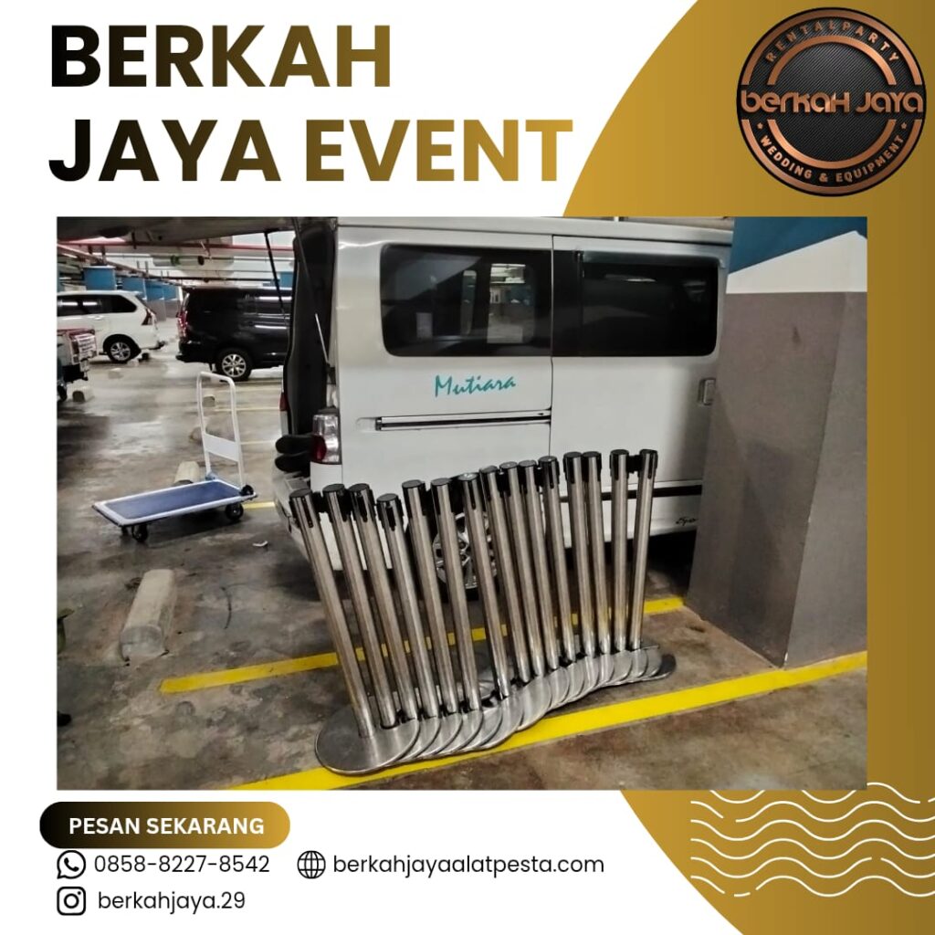 Sewa Tiang Antrian Gesper Daerah Jakarta Selatan