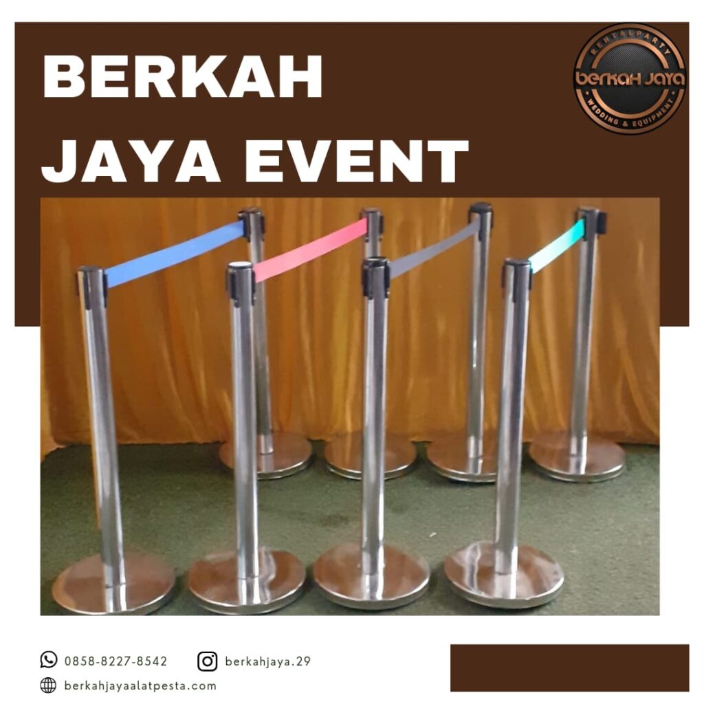 Sewa Tiang Antrian Gesper Daerah Jakarta Selatan