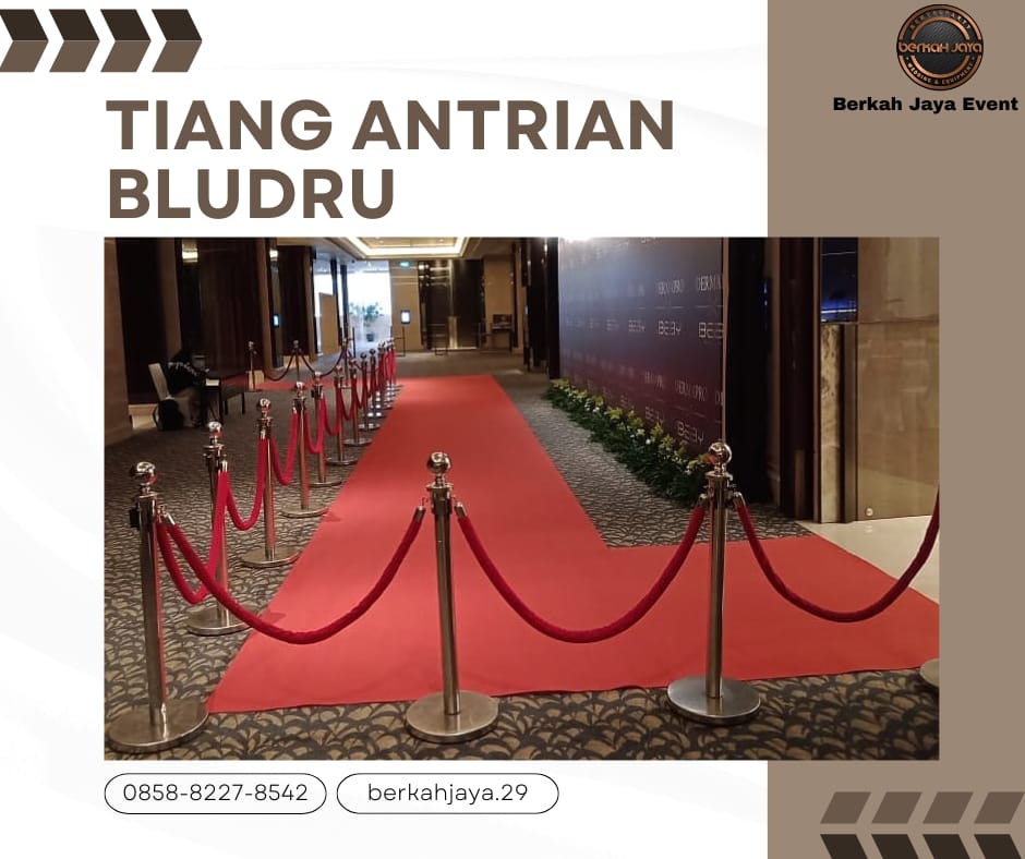 Rental Tiang Antrian Bludru Area Jakarta Selatan