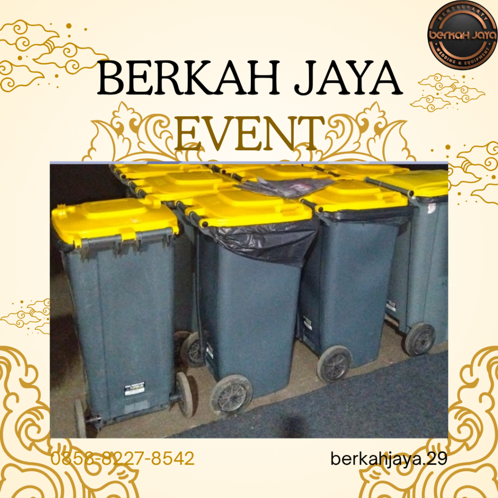 Jasa Sewa Tempat Sampah Ukuran 120L Area Jakarta Selatan