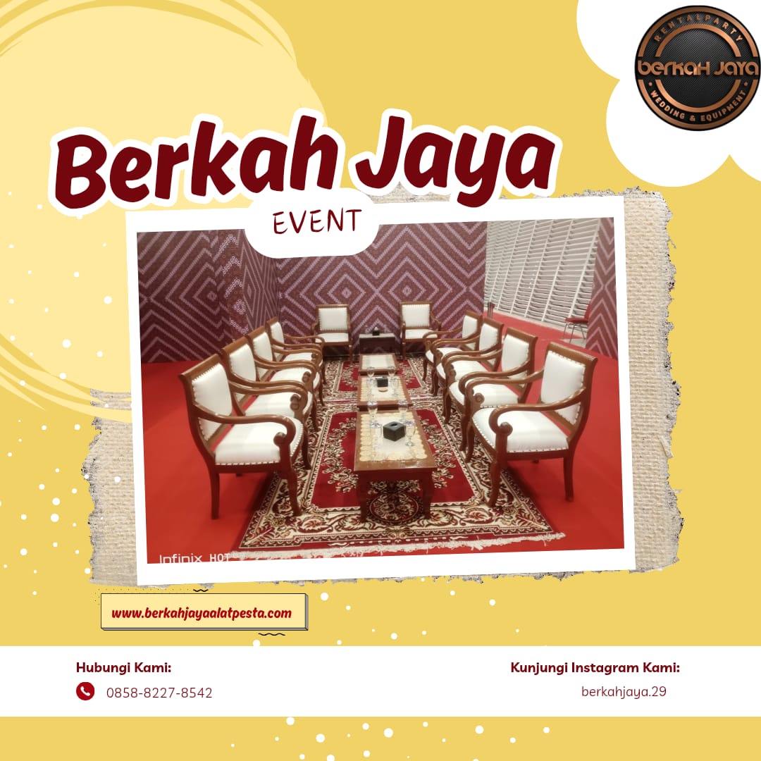 Jasa Rental Kursi VIP Kayu Exclusive Jakarta Selatan