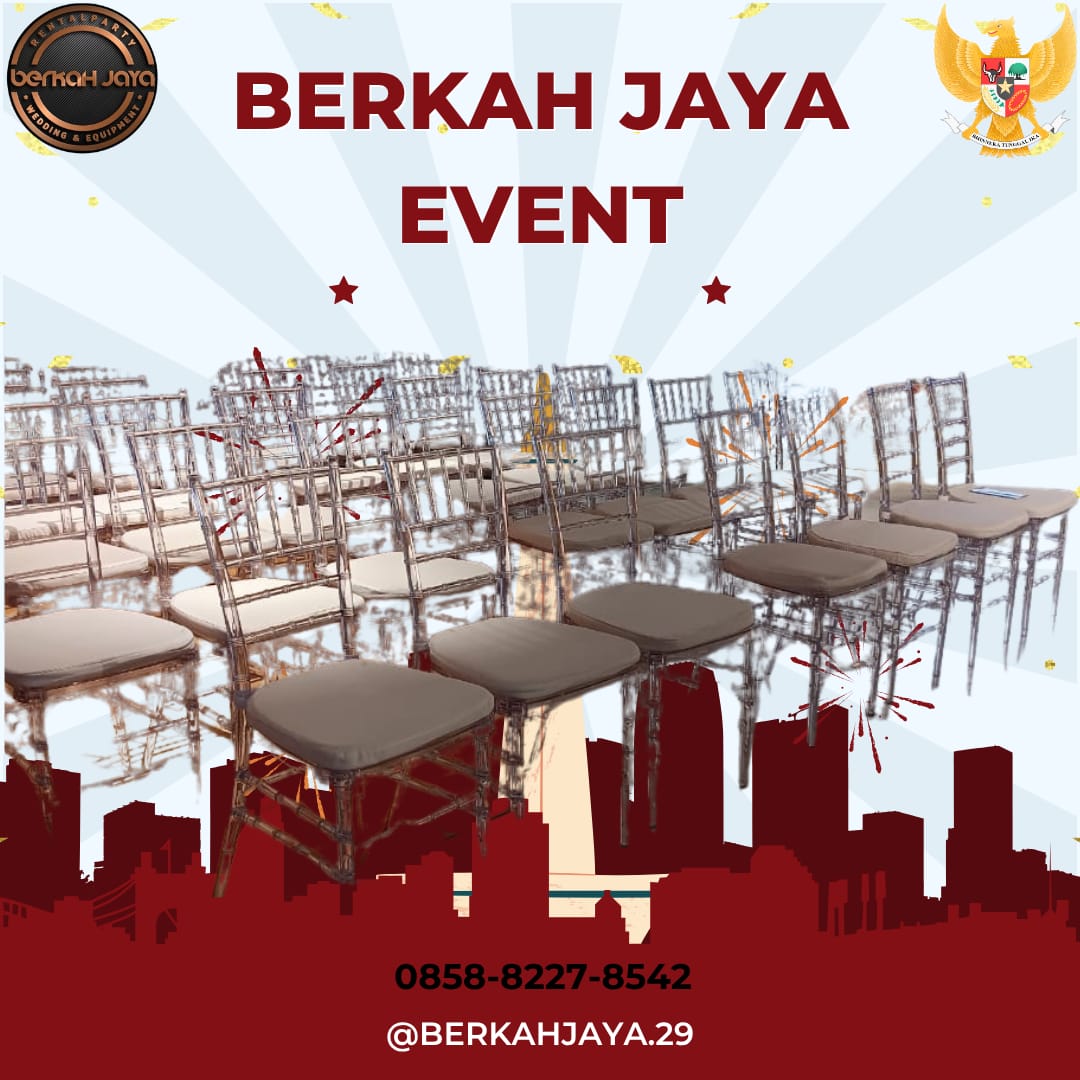 Rental Ragam Macam Kursi Tiffany Area Jakarta Selatan
